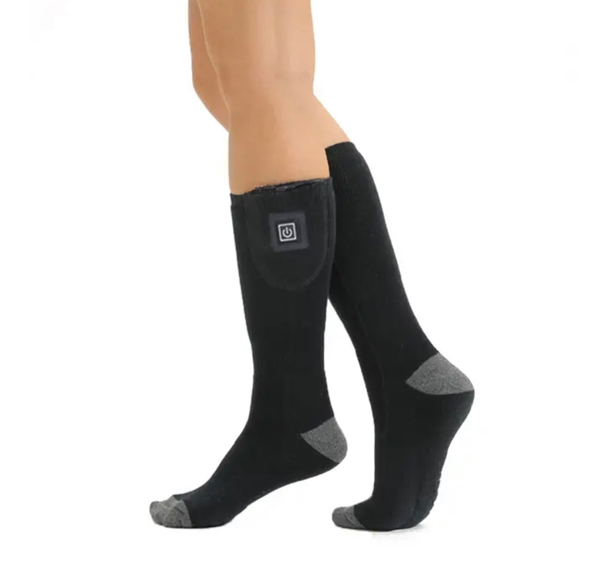 Chaussette chauffante à piles