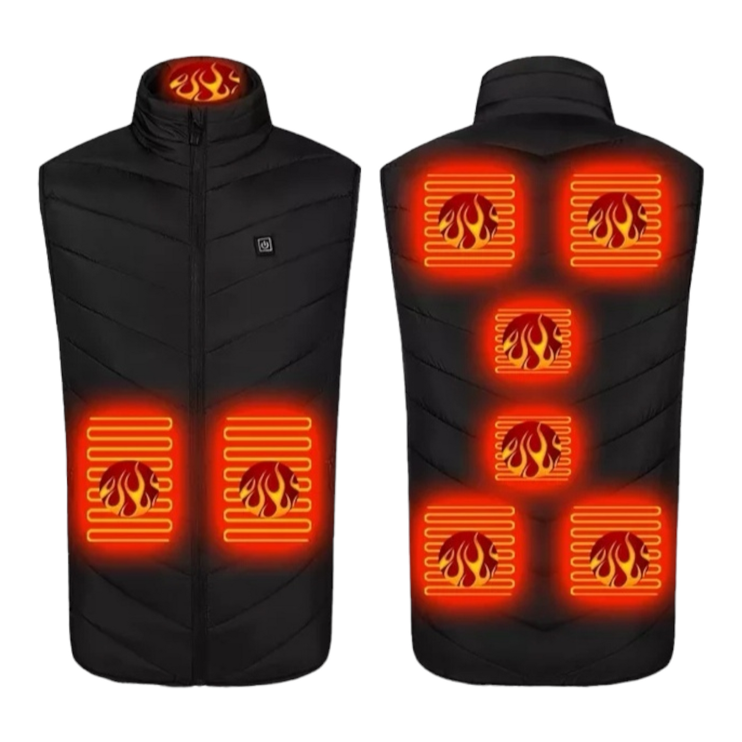 Restez au chaud - Vêtements chauffants veste chauffante gilet chauffant noir