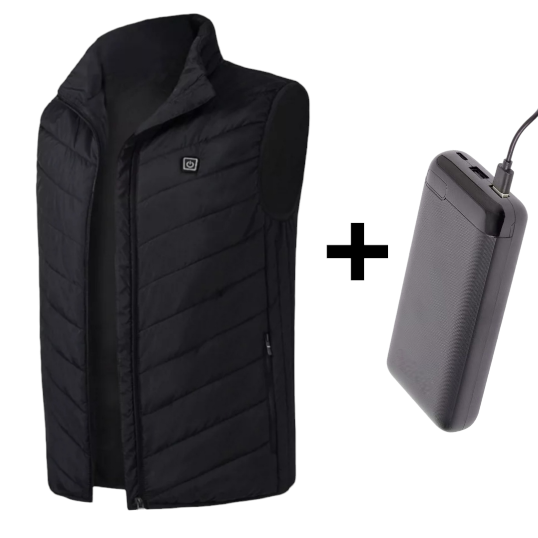 Restez au chaud - Vêtements chauffants veste chauffante gilet chauffant noir