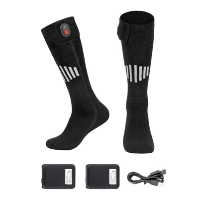 Chaussette chauffante avec batteries externes 6000 mAh