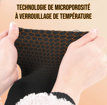 Chaussette chauffante avec batteries externes 6000 mAh