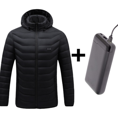 Restez au chaud - Vêtement chauffant veste chauffante doudoune chauffante double bouton