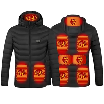 Restez au chaud - Vêtement chauffant veste chauffante doudoune chauffante double bouton