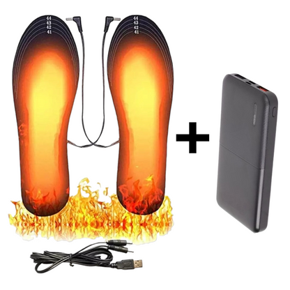 Restez au chaud - Semelles chauffantes filaire USB