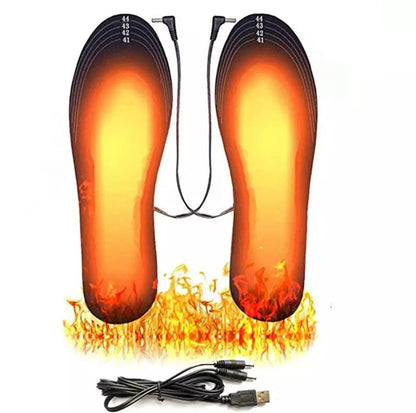 Restez au chaud - Semelles chauffantes filaire USB