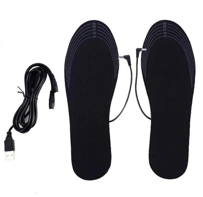 Restez au chaud - Semelles chauffantes filaire USB